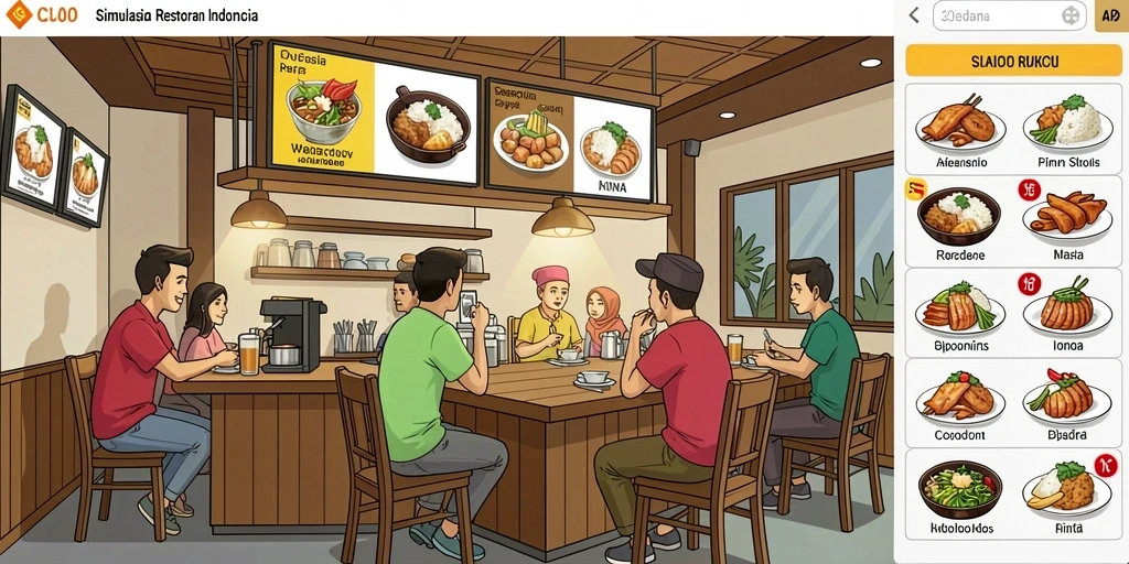 Tampilan antarmuka yang ramah pengguna.