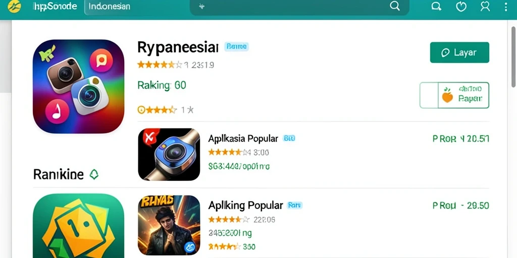 Tampilan antarmuka aplikasi yang menarik dan mudah digunakan.