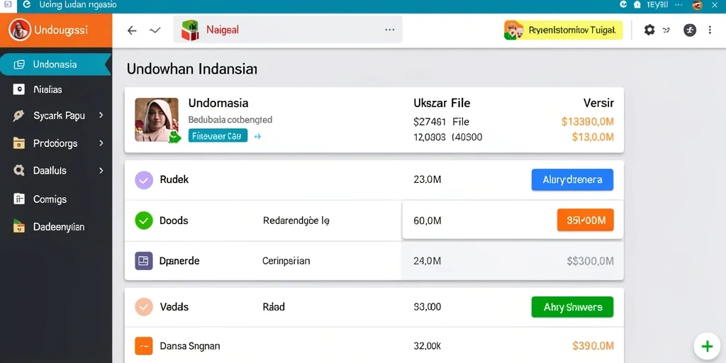 Tampilan awal yang menarik dengan navigasi mudah.