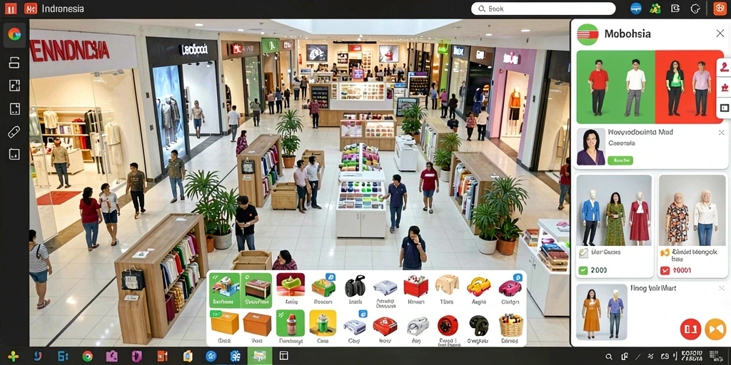 Screenshot menunjukkan antarmuka permainan yang menarik.