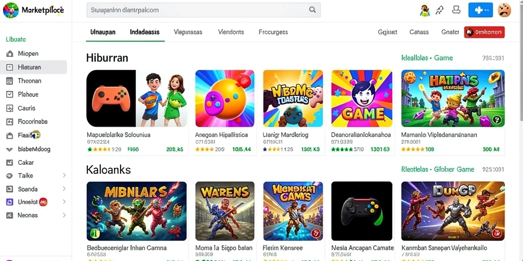 Tampilan grafis yang memukau dan mengundang.