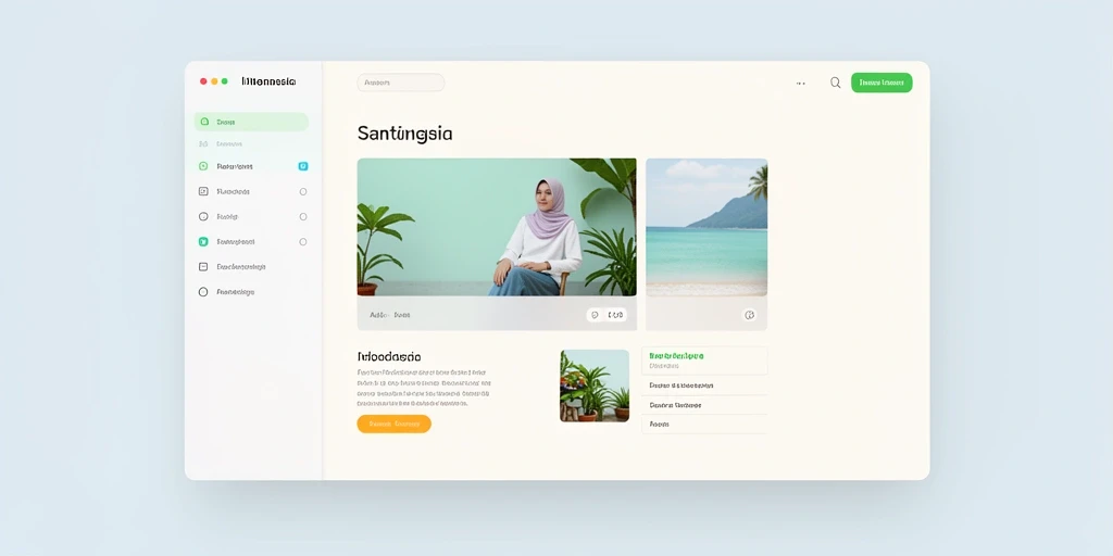 Tampilan antarmuka yang memukau dan user-friendly.