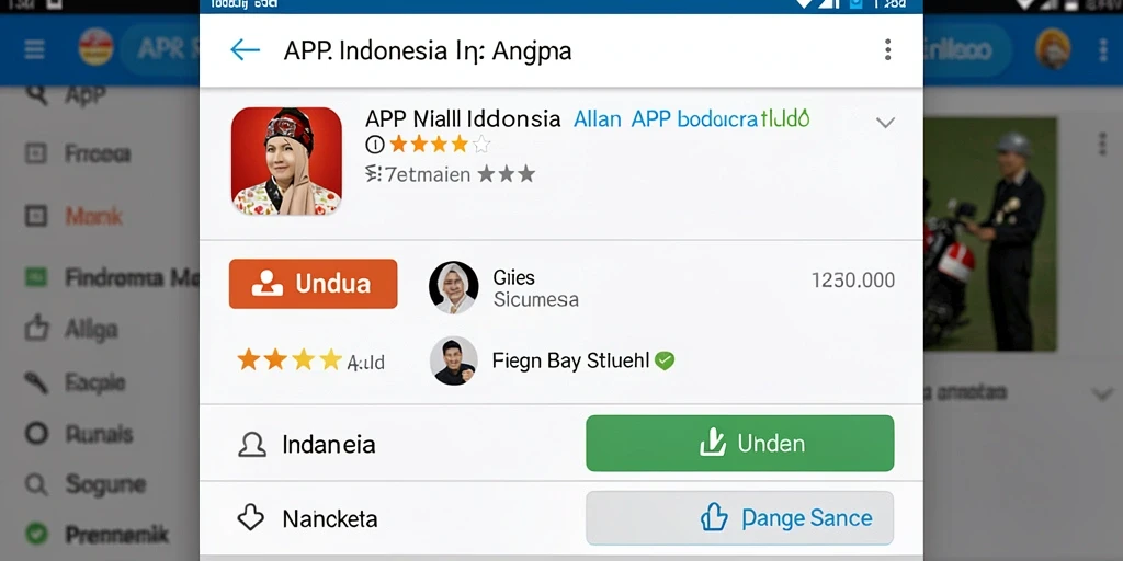 Tampilan awal yang menarik dan modern.