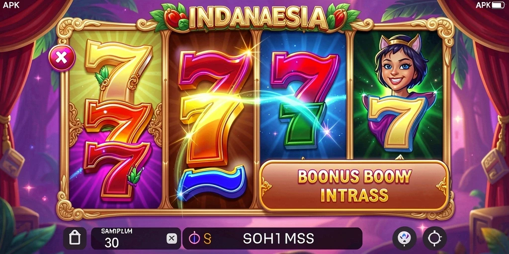 Tampilan awal game dengan karakter utama yang menarik.
