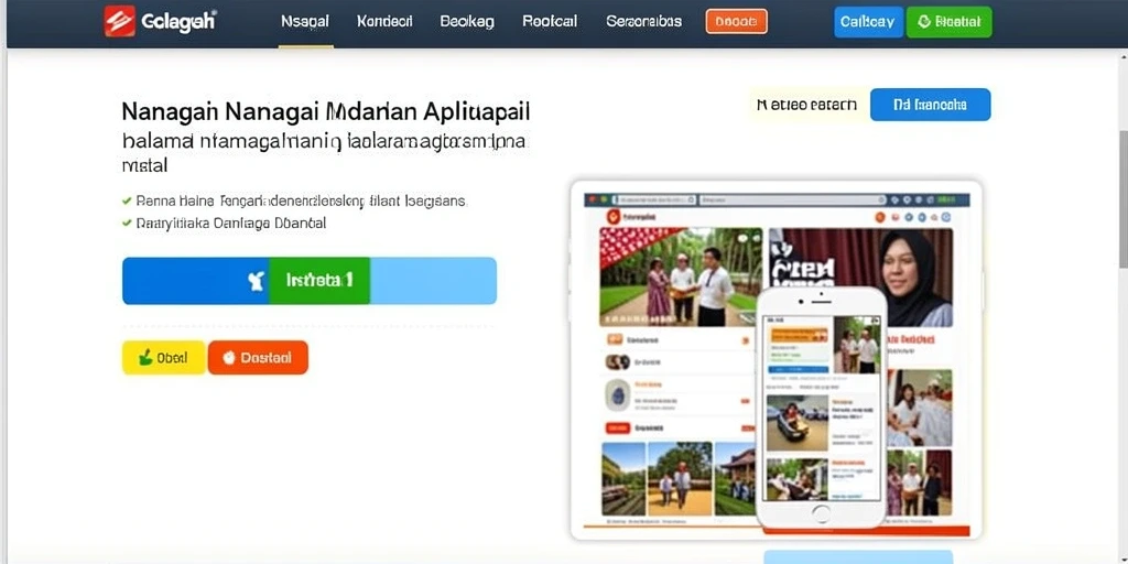 Tampilan antarmuka aplikasi yang sederhana dan menarik.