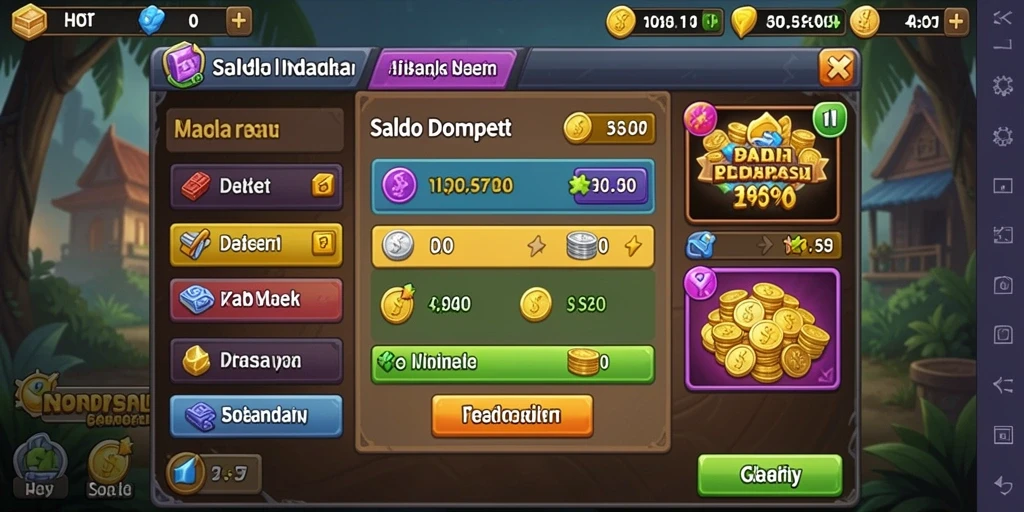 Tampilan mesin slot yang beragam dan menarik.