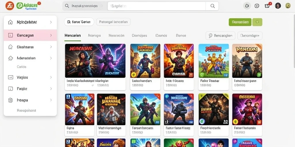 Screenshot menunjukkan tampilan awal permainan MNDUIT yang menarik.