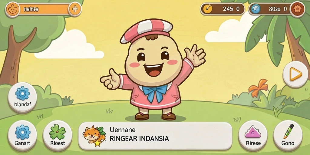 Tampilan antarmuka yang intuitif dan menarik.