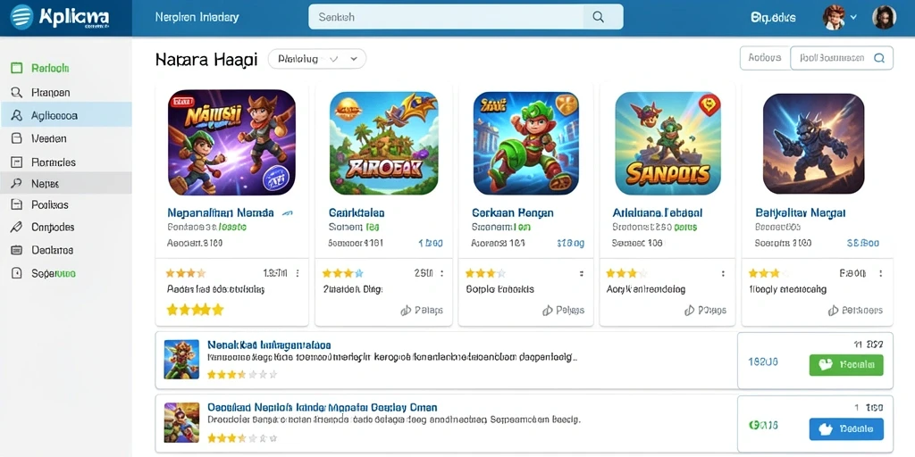 Tampilan antarmuka yang user-friendly.