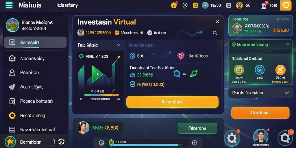 Screenshot menunjukkan tampilan awal yang menarik.