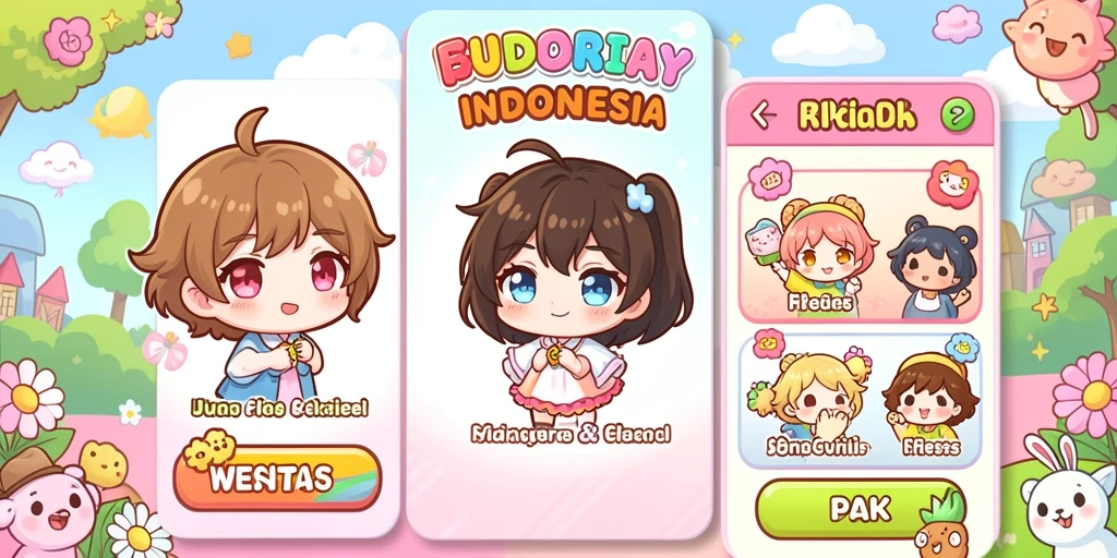 Tampilan awal yang memukau dan penuh warna.